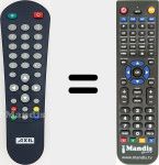 Replacement remote control for RT0175 (RT0175M)