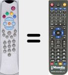 Replacement remote control for Regal003