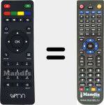 Replacement remote control for SBX442