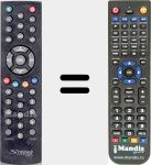 Replacement remote control for SRT6410