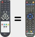 Replacement remote control for TREK001