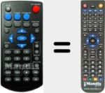 Replacement remote control for VRT-199