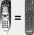 Replacement remote control for URC6025R010318083070