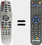 Replacement remote control for 013130