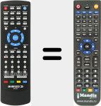 Replacement remote control for AV4014
