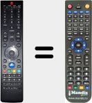 Replacement remote control for X5
