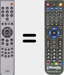 Replacement remote control for 2201-531