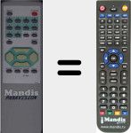 Replacement remote control for 3022