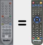 Replacement remote control for 5P60