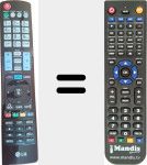 Replacement remote control for AKB73275613