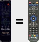 Replacement remote control for K11FC11