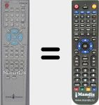 Replacement remote control for DTA 2196