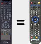 Replacement remote control for ETL071-32HD