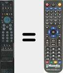 Replacement remote control for RC2006-01