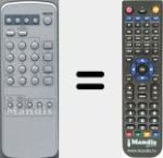 Replacement remote control for TFT 15