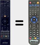 Replacement remote control for JL19