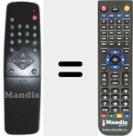 Replacement remote control for 5GV187