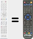 Replacement remote control for Lenuss002