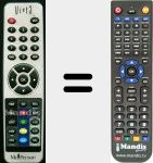 Replacement remote control for MCPerson001