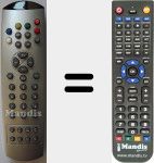 Replacement remote control for Pseudo-Cyberclick (Pseudocyberclick)