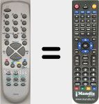 Replacement remote control for 076N0GE030