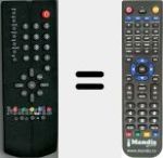 Replacement remote control for Phonola003