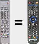 Replacement remote control for P40842