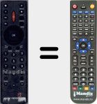 Replacement remote control for 2215-040