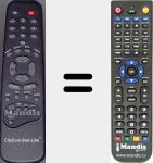 Replacement remote control for CCS170