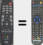 Replacement remote control for Cisco003