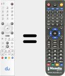 Replacement remote control for 2253-592