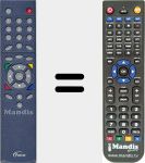 Replacement remote control for D-Master 1100S