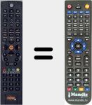 Replacement remote control for G082801