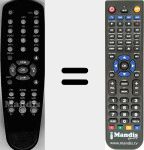 Replacement remote control for 56681