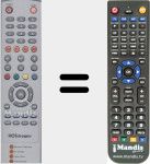 Replacement remote control for Hotstream001