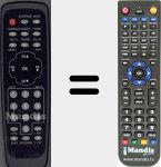 Replacement remote control for Kyoto001