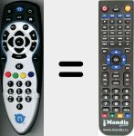 Replacement remote control for Nbox001