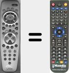 Replacement remote control for Orbit001