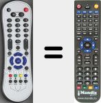 Replacement remote control for Orbitech003