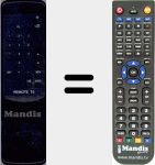 Replacement remote control for Others003