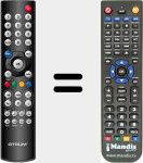 Replacement remote control for Otrum001