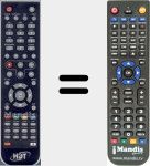 Replacement remote control for RCU SH3000