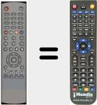 Replacement remote control for DSRDTR90009900PVR