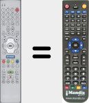 Replacement remote control for ScientificAtlanta002