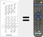 Replacement remote control for 660010111