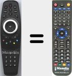 Replacement remote control for 6995408100