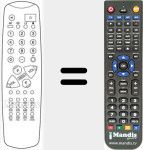 Replacement remote control for 910 (DIGI36)