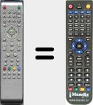 Replacement remote control for RC49IDTV