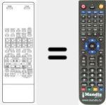 Replacement remote control for VR500HQ