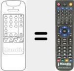 Replacement remote control for 22T1
